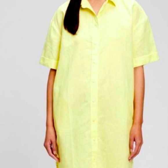 Light weight linen/cotton shirt dress in perfect condition - Picture 2 of 2